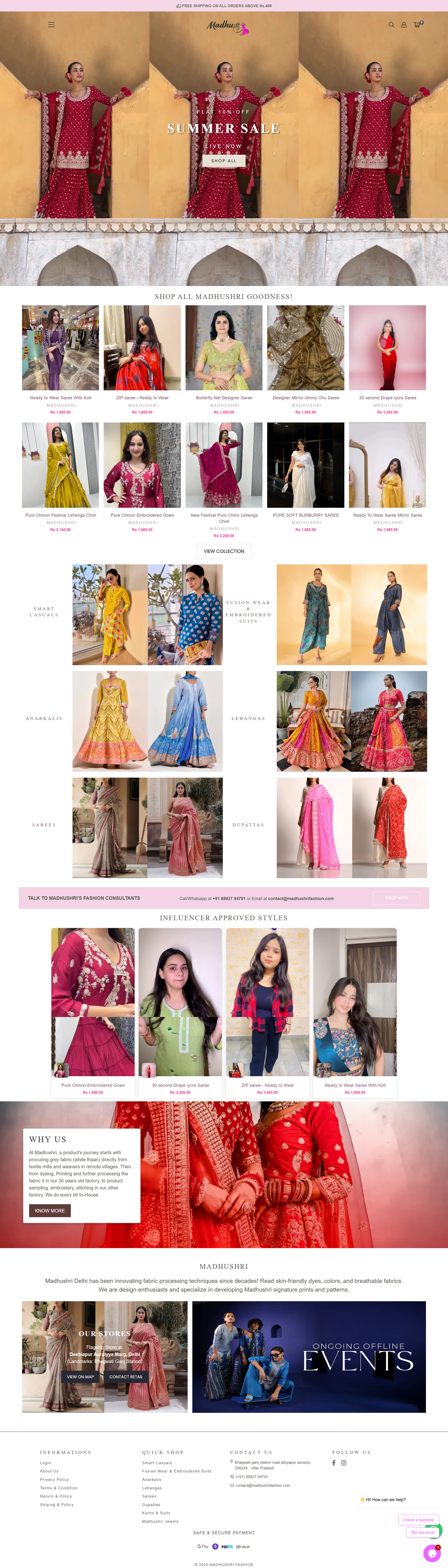 Madhushri Fashion